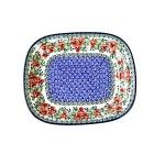 159 Bunzlau Rechthoekige schaal 2537X 159 Schotel rechthoek 22,5x19cm